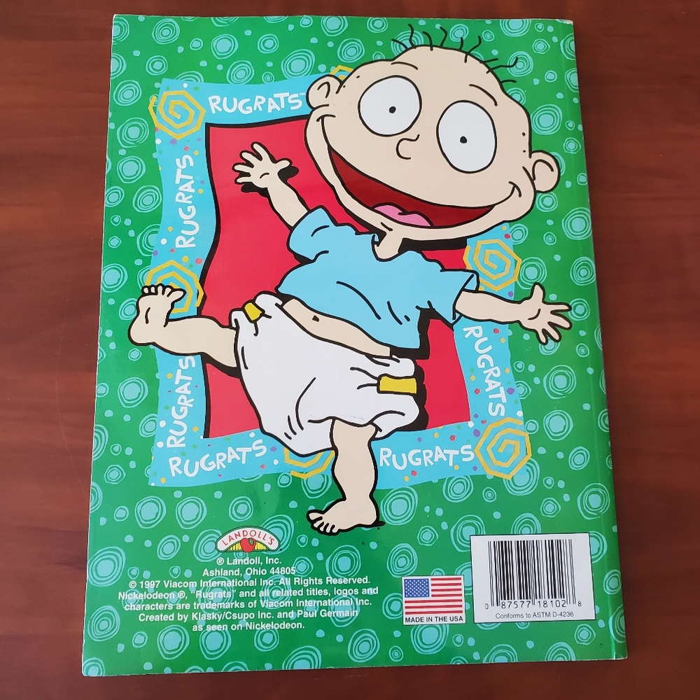 1997 Nickelodeon Rugrats Coloring Book - Picture 4 of 8